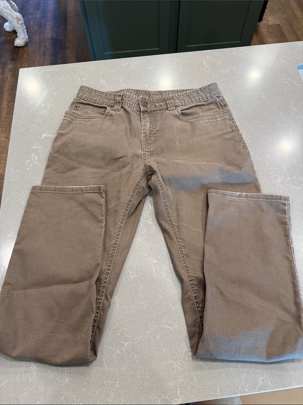 Prana Men's Straight-Leg Jeans in Taupe Brown 31x32
